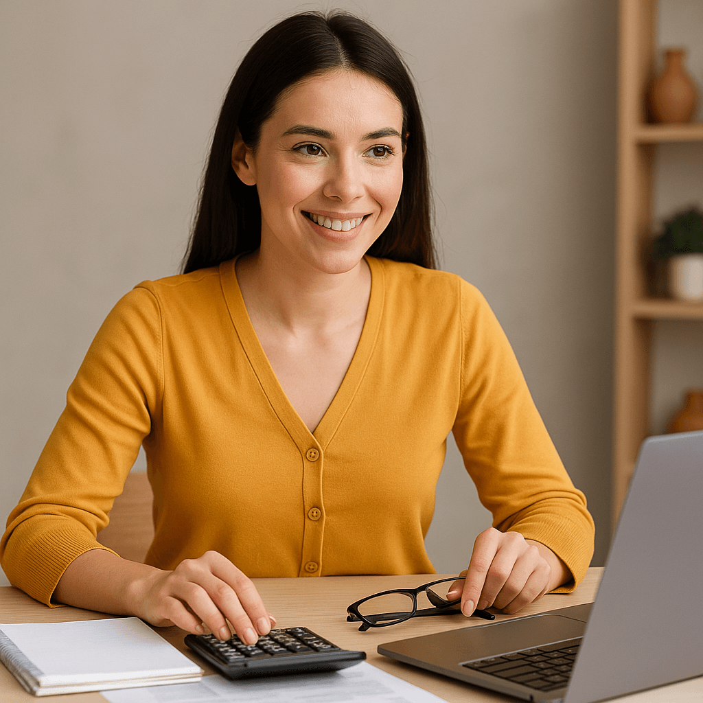 mujer-emprendedora-en-su-escritorio-finanzas-micromza-inicio-2025.