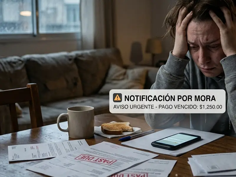 microempresaria preocupada por recibir una notificacion de recargos por mora dgii